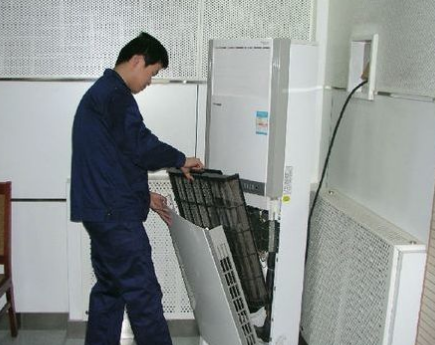 广州三菱空调清洗保养案例